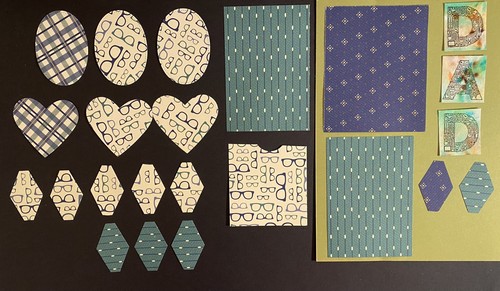 Stamped die cut elements - stamped,