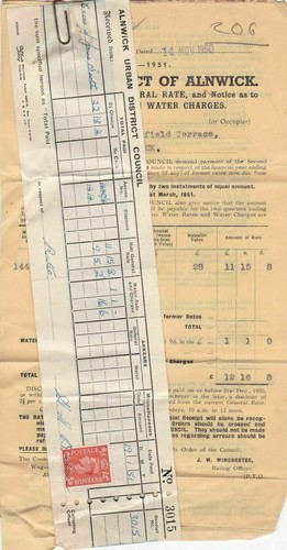 Urban district alnwick 1951 - district,