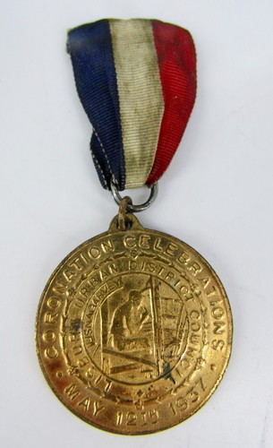1937 coronation medal king - 1937,