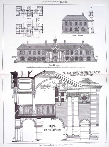 1900 hendon urban district - 1900,