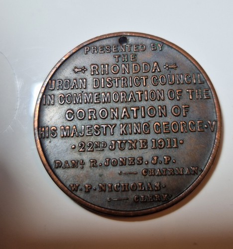 George medallion rhondda - medallion,